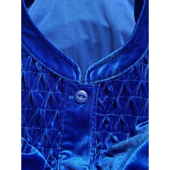 Vermont Country Store Velour Shirt Top Blouse Size 2X Plus Super Soft Pockets - Picture 5 of 8